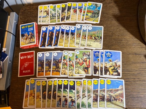 1960s vintage wild west - west, card