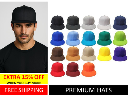 Original plain fitted caps - original,