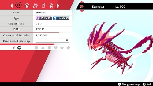 Shiny eternatus pokemon sword - shiny,