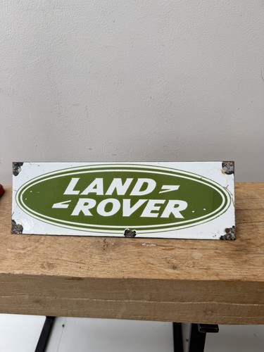Land rover small enamel - small, advert