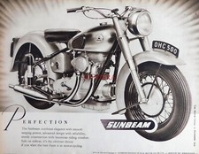 Sunbeam 'OHC 500' Motor Cycle