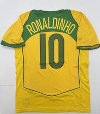 2004 brazil home retro jersey - home,