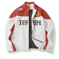 Trendy F1 Ferrari PU Leather