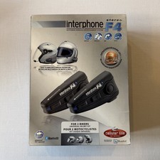 Interphone F4 Motorcycle Intercom Twin Pack