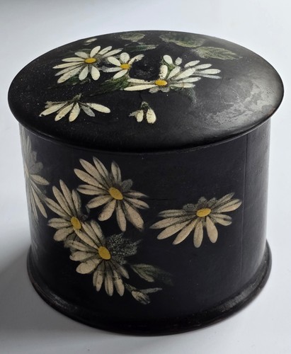 Victorian papier mache - victorian, lidded