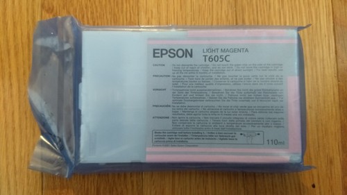 2010 genuine epson - t605c, light