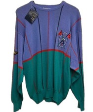 Pringle Nick Faldo Collection Jumper Golf Mens Medium Green Made In Scotland New