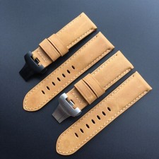 24mm Brown Leather Deployment