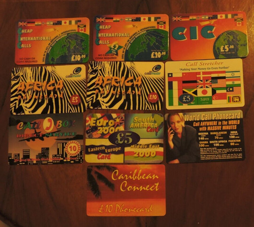 Assorted phonecards uk - assorted,