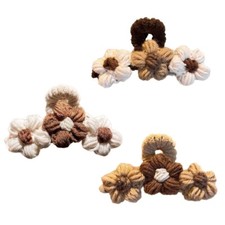 Adorable Hair Barrette with Floral Detail Delicate Clips for Daily Wear Parties