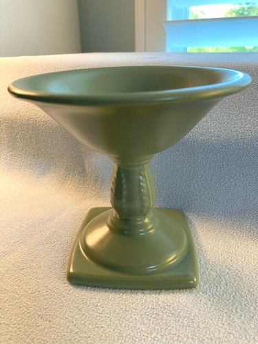 Vintage sage green compote - sage,
