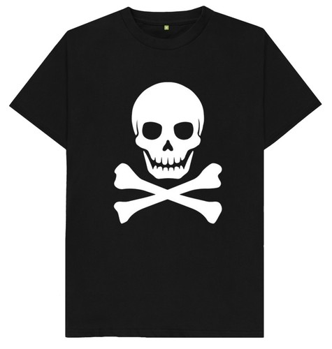 Skull cross bones t - bones, shirt