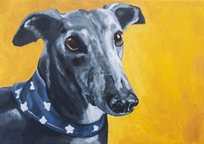 Greyhound Art Print Painting