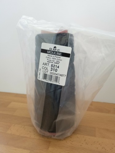 Dmc 310 black cotton cross - dmc,
