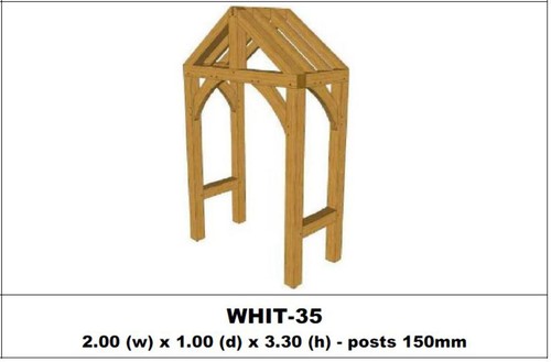European oak porch - porch, kits