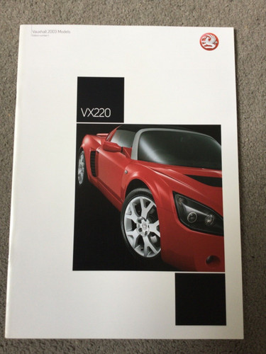 Vauxhall vx220 model - vx220, 2003