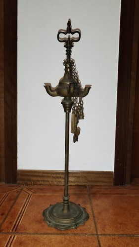 Antique florentine oil - antique, lamp