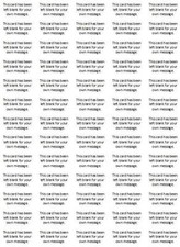 This card has been left blank... sticky labels - 38mm x 21mm 65 per sheet