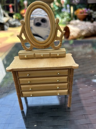 Dolls house wooden dressing - dolls,