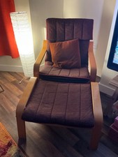 IKEA Chair With Foot Stool