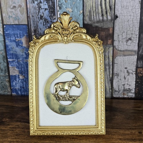 Antique rare horse brass - rare,