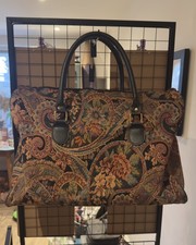 Vintage Tapestry Bag Black