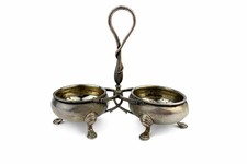 Antique Double Salt Cellar
