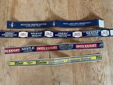 Nestle & other Butter & cheese product labels  collection  of 4   B896