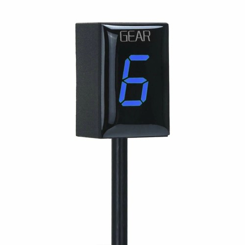 Motorcycle gear indicator blue - indicator,
