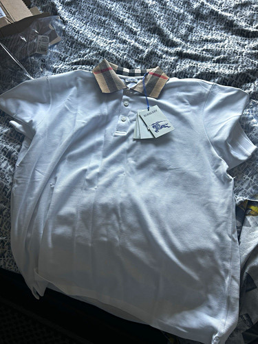 Burberry men white check - burberry,