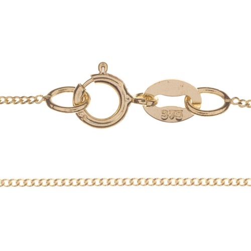 9ct gold chain necklace fine - gold,