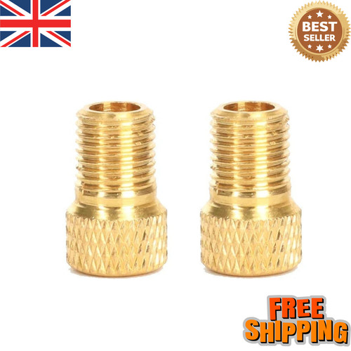 Brass adaptor presta - brass,