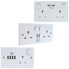 13 AMP TWIN SOCKET USB CHARGER