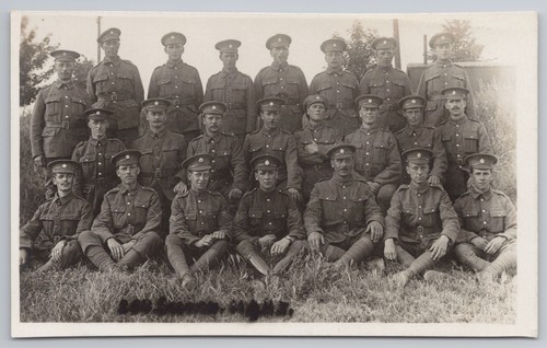 Ww1 rppc large - soldiers, group
