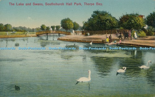 R022755 the lake and swans - lake,