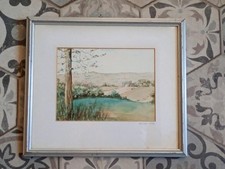 FRAMED 1930 WATERCOLOUR OF