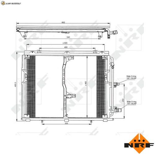 Condenser air conditioning - air,