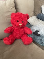 Build A Bear Red Rose BAB Valentines Gift Plush Stuffed Animal