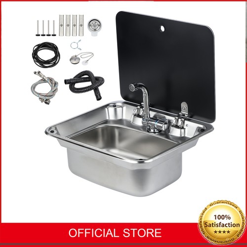 Stainless steel basin camper - stainless,