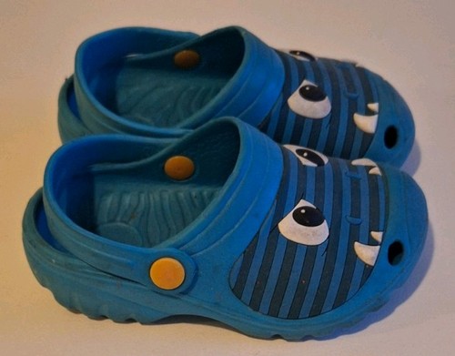 Blue croc style kids - blue,