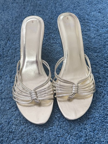 Gold metallic multi strap - metallic, low