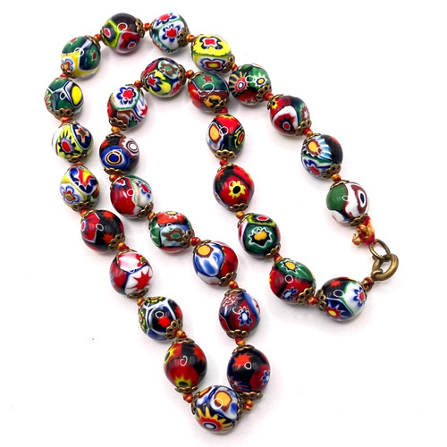 Venetian beaded necklace