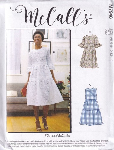 Mccalls 7948 dresses sewing - 7948,