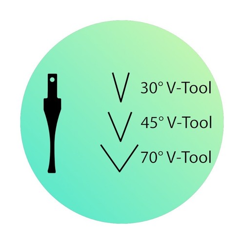 Flexcut sk803 vee chisel - sk803,