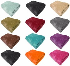 Faux fur fleece - throw, soft