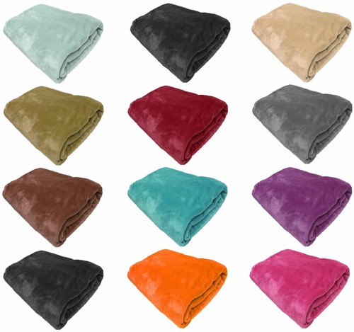 Faux fur fleece throw soft - fur,