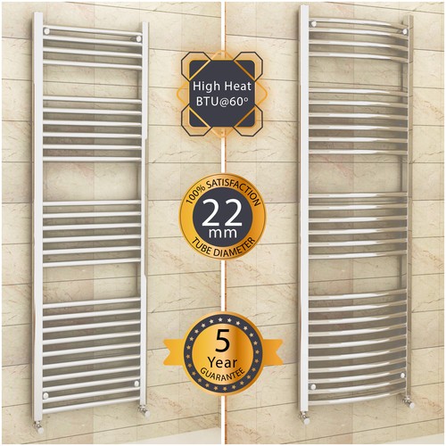 Bathroom heated towel rail - heated,