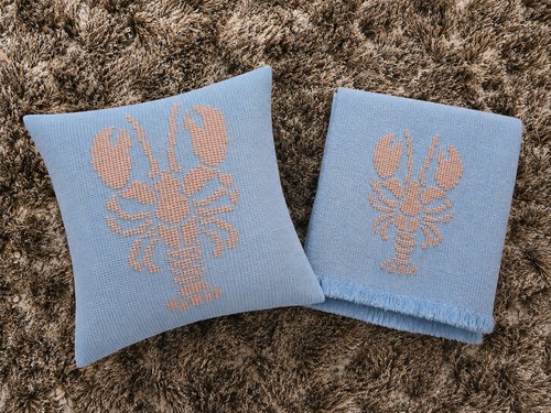 Lobster cushion matching - cushion,
