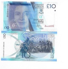 Gibraltar 10 Pounds 2016 UNC