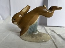 Vintage W.R. Midwinter Ltd. Porcelain Brown Rabbit figurine, Burslem, England